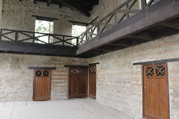 Pompei, scavi della citt sommersa dalla lava nell 'eruzione del Vesuvio nel 79 D.C. Gli scavi hanno portato alla luce intere case con arredi ancora intatti e splendidi affreschi