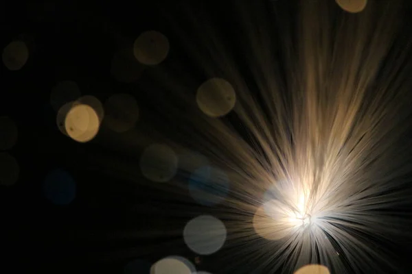 Fiber optik lamba müstehcen ışıklandırma efektleri üretir