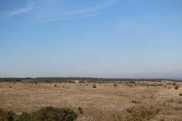 Quasano Alta Murgia Park Panorámás Kilátás Nyílik Murgia Dombjaira Puglia — Stock Fotó