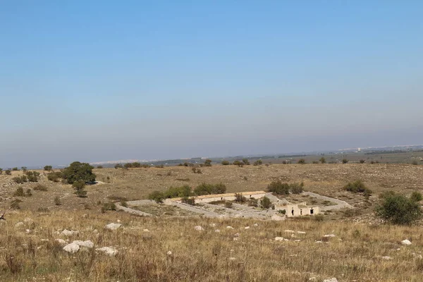 Quasano Alta Murgia Park Panorámás Kilátás Nyílik Murgia Dombjaira Puglia — Stock Fotó