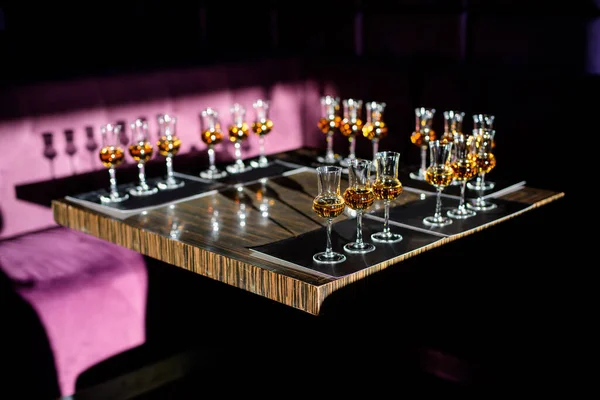 General View Whiskey Tasting Whiskey Glass — Stock Photo, Image