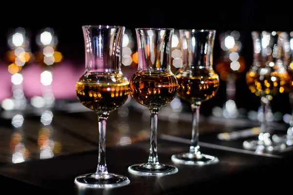 General View Whiskey Tasting Whiskey Glass — Stock Photo, Image