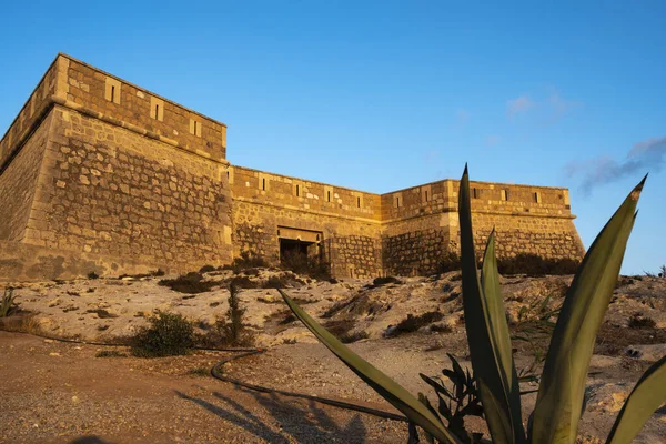 San Felipe Şatosu Cabo Gata Almerya Güney Spanya — Stok fotoğraf