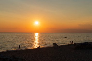 Las Salinas Plajı, Cabo de Gata, Almerya, Güney İspanya