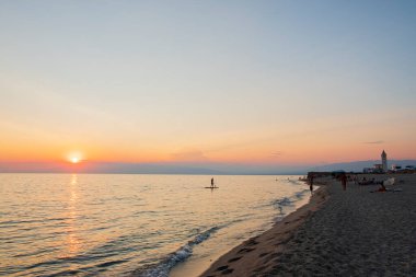 Las Salinas Plajı, Cabo de Gata, Almerya, Güney İspanya