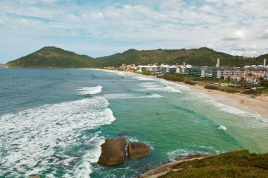 Brava Plajı, Florianopolis Adası Brezilya, adanın kuzeyi.