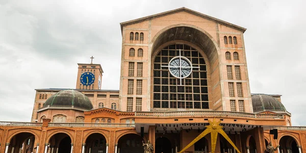 Santuário Aparecida Maior Igreja Católica Brasil Localizado Estado São Paulo — Fotografia de Stock