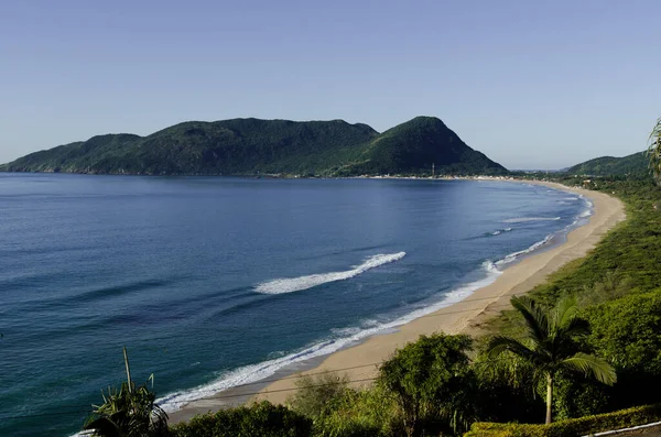 Utsikt Över Caldeirao Stranden Florianopolis Brasilien Söder — Stockfoto
