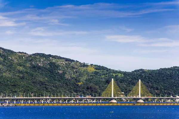 Anita Garibaldi Köprüsü Santa Catarina Brezilya Nın Güneyindeki Laguna Şehrinde — Stok fotoğraf