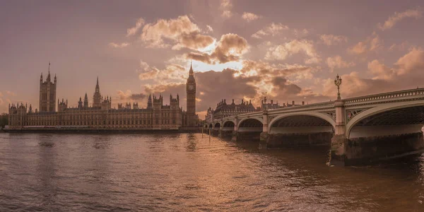 Britisches Parlament Ufer Der Themse London — Stockfoto