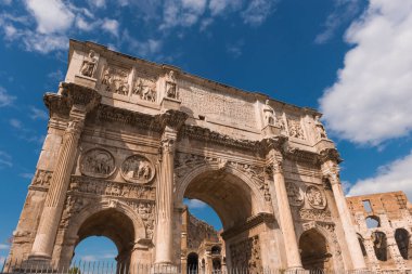 Roma 'da kolezyum, yüksek çözünürlüklü Roma amfeteatörü