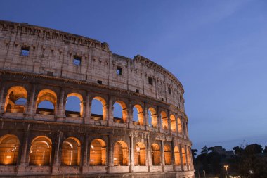 Roma 'da kolezyum, yüksek çözünürlüklü Roma amfeteatörü