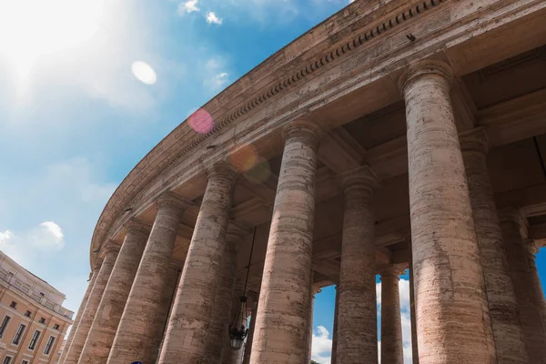 Szent Péter Tér Vatikánváros Templomának Kupolája — Stock Fotó