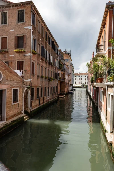Canaux Venise Pendant Journée Haute Résolution Orientation Verticale — Photo