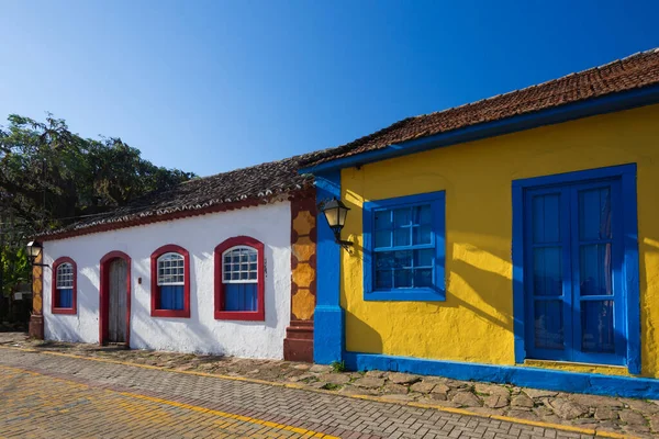 Португальский Дом Деревне Санто Антонио Лиссабон Туристическое Направление Андалусии Лицензионные Стоковые Изображения