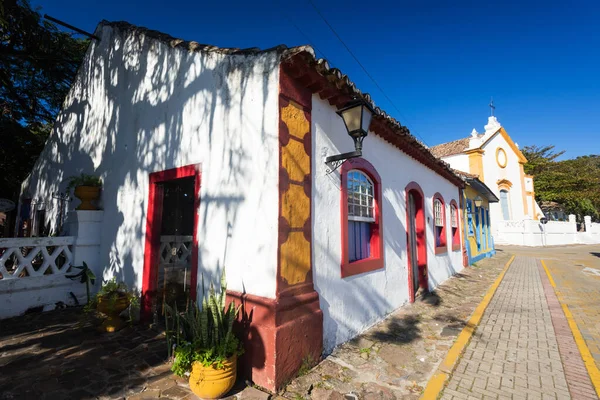 Maison Typiquement Coloniale Portugaise Santo Antonio Lisboa Village Destination Touristique Photo De Stock