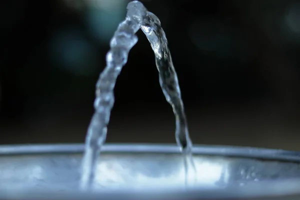 Nature water coming out of the fountain