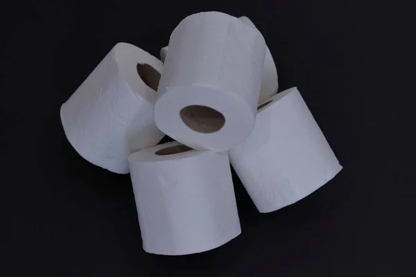 Various Rolls Very Soft White Toilet Paper — Stock Photo, Image