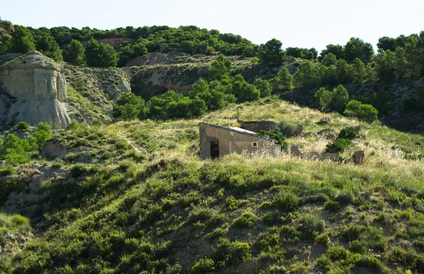 Old Abandoned Stone Farm — Stock Photo, Image