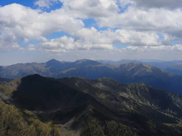 Montagnes Andorre Depuis Sommet Arinsal — Photo