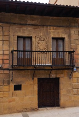 Bastida 'daki eski taşra evi.