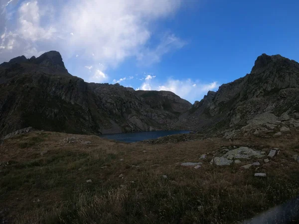 Pohled Vrcholu Hory Pyrenejí — Stock fotografie