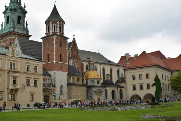 Krakow瓦维尔城堡景观 — 图库照片