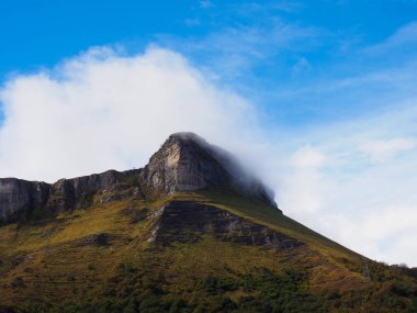 Bask ülkesindeki Ordua Dağı manzarası