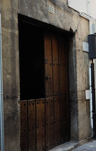 在Ordua看到一个旧木门 — 图库照片