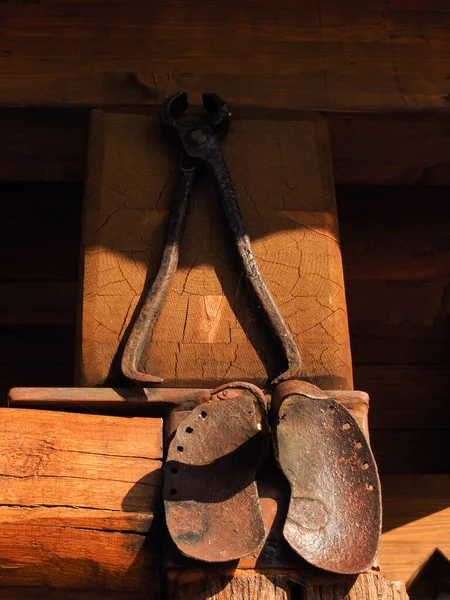 Oude Traditionele Landbouwwerktuigen — Stockfoto