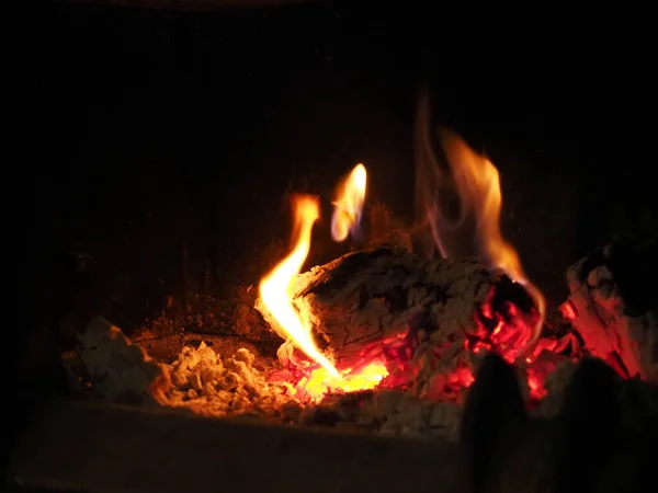 Some Wood Fire — Stock Photo, Image