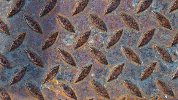Σκουριά Σκουριά Στην Επιφάνεια Της Οροφής Από Ψευδάργυρο Κυματιστό Μεταλλικό — Φωτογραφία Αρχείου
