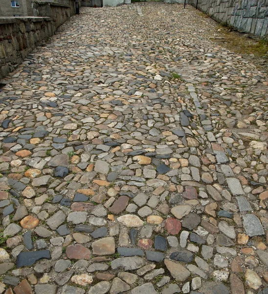 Pavement Made Multi Colored Paving Stones — Stock Photo, Image