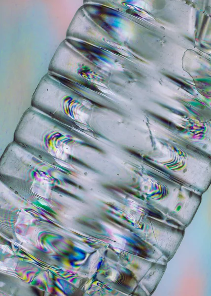 Água Garrafa Plástico Foto Elasticidade Estilo Arte — Fotografia de Stock
