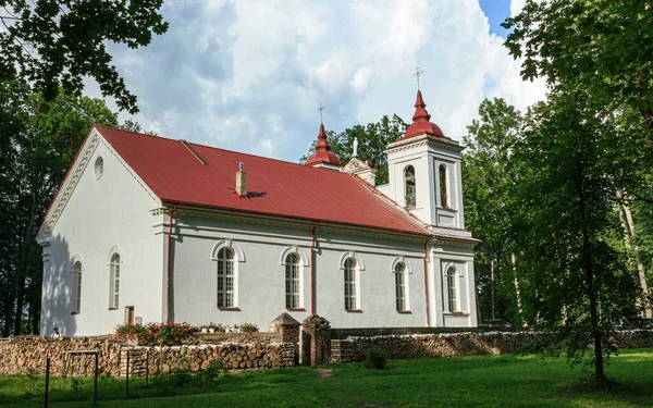Курмене Латвия Июня 2020 Года Католическая Церковь Курмене Построена 1870 — стоковое фото
