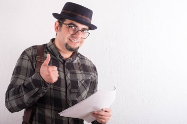 Adam Tutma Kağıtları Başparmak Hareketi