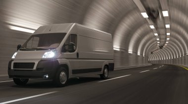 Beyaz Minibüs 3B Tünelin İçinde Harekete Geçiyor