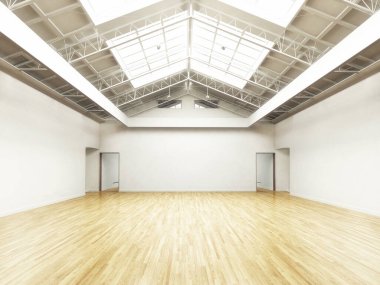 Alan Detayları Derinliği ile Çatı Dairesini 3d biçimlendirme