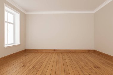 Arkaplanda 3B tasarım Boş Oda