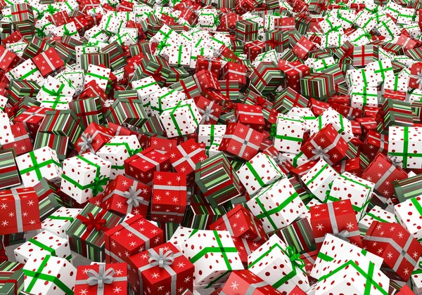 Gift Boxes Background Close — Stock Photo, Image