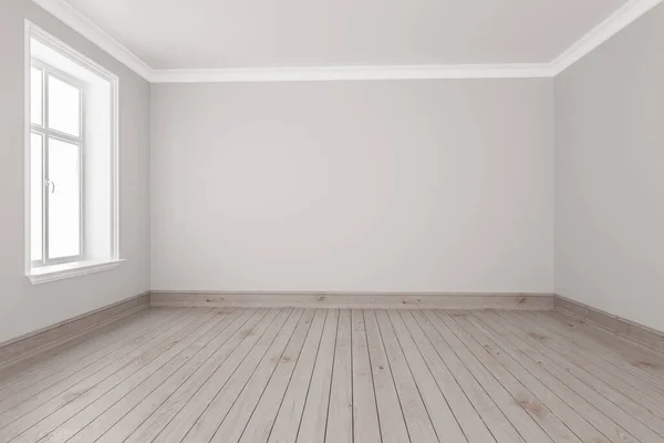 Arkaplanda 3B tasarım Boş Oda