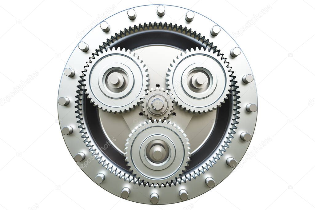 3D Rendering of Planetary Gear Concept
