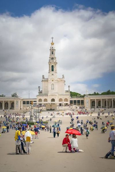 Portugal Fatima Notre Dame Fatima Stad Werd Beroemd 1917 Toen — Stockfoto