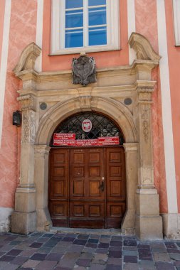 Krakow, Polonya, 5 Ağustos 2025. Eski belediye binası, Gorka Sarayı