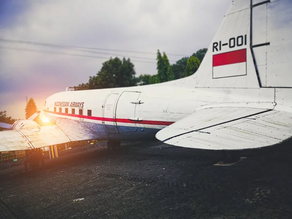 Indonesische Flugzeuge Der Vergangenheit Die Musealisiert Wurden — Stockfoto