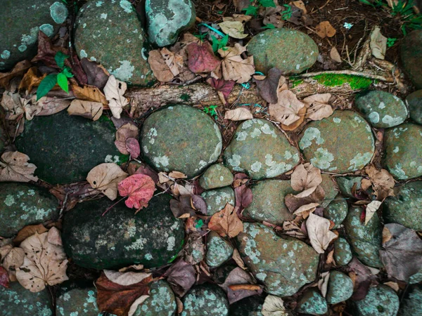 Streets Made Small River Stones — Stock Photo, Image