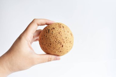 Lezzetli ve lezzetli bir Kore Mochi ekmeği ya da Japon Susam Mochi çöreği, fırın, fast food, abur cubur, aperatif, kahvaltı, fırın, ev yapımı, diyet yemeği