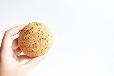 Lezzetli ve lezzetli bir Kore Mochi ekmeği ya da Japon Susam Mochi çöreği, fırın, fast food, abur cubur, aperatif, kahvaltı, fırın, ev yapımı, diyet yemeği