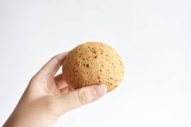 Lezzetli ve lezzetli bir Kore Mochi ekmeği ya da Japon Susam Mochi çöreği, fırın, fast food, abur cubur, aperatif, kahvaltı, fırın, ev yapımı, diyet yemeği
