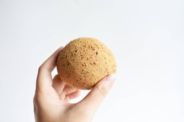 Lezzetli ve lezzetli bir Kore Mochi ekmeği ya da Japon Susam Mochi çöreği, fırın, fast food, abur cubur, aperatif, kahvaltı, fırın, ev yapımı, diyet yemeği